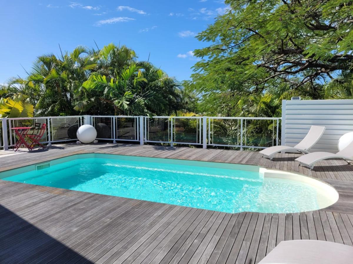 Villa Ste Marthe Avec Piscine, Grande Terrasse, Jardin Intime Et Citerne D'Eau Saint-Francois  Exterior foto